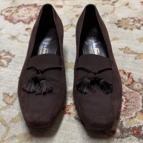 Salvatore Ferragamo Shoes - Salvatore Ferragamo Brown Tassel Loafers